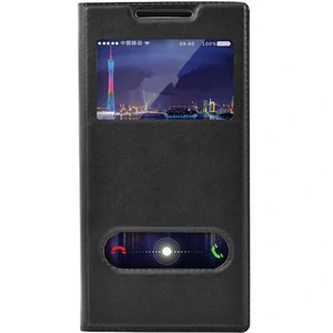 Цвет: Черный - Чехол Book Cover Original Window Black для Samsung J330 Galaxy J3 2017