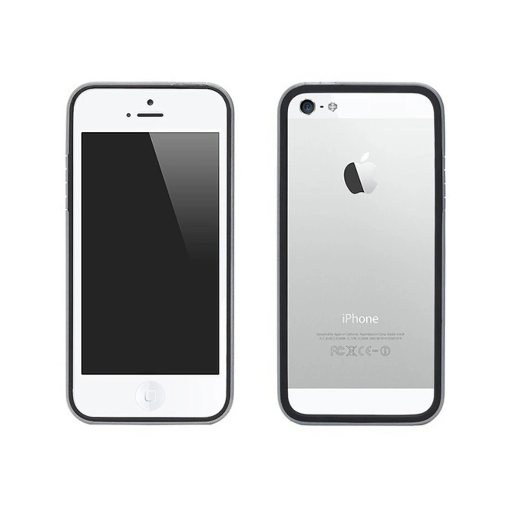 Бампер Colorant B1 Silver/Black для iPhone 5