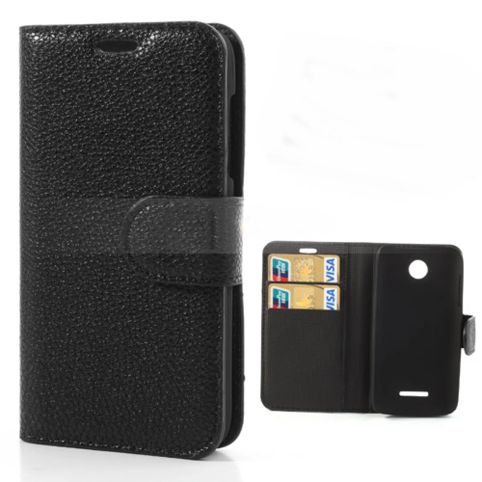 Чехол-книжка для Lenovo A390, Black