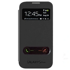 Цвет: Черный - Чехол Flip Cover Black для Samsung Galaxy S4 mini i9195/i9192