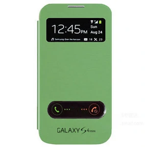 Цвет: Зеленый - Чехол Flip Cover Green для Samsung Galaxy S4 mini i9195/i9192