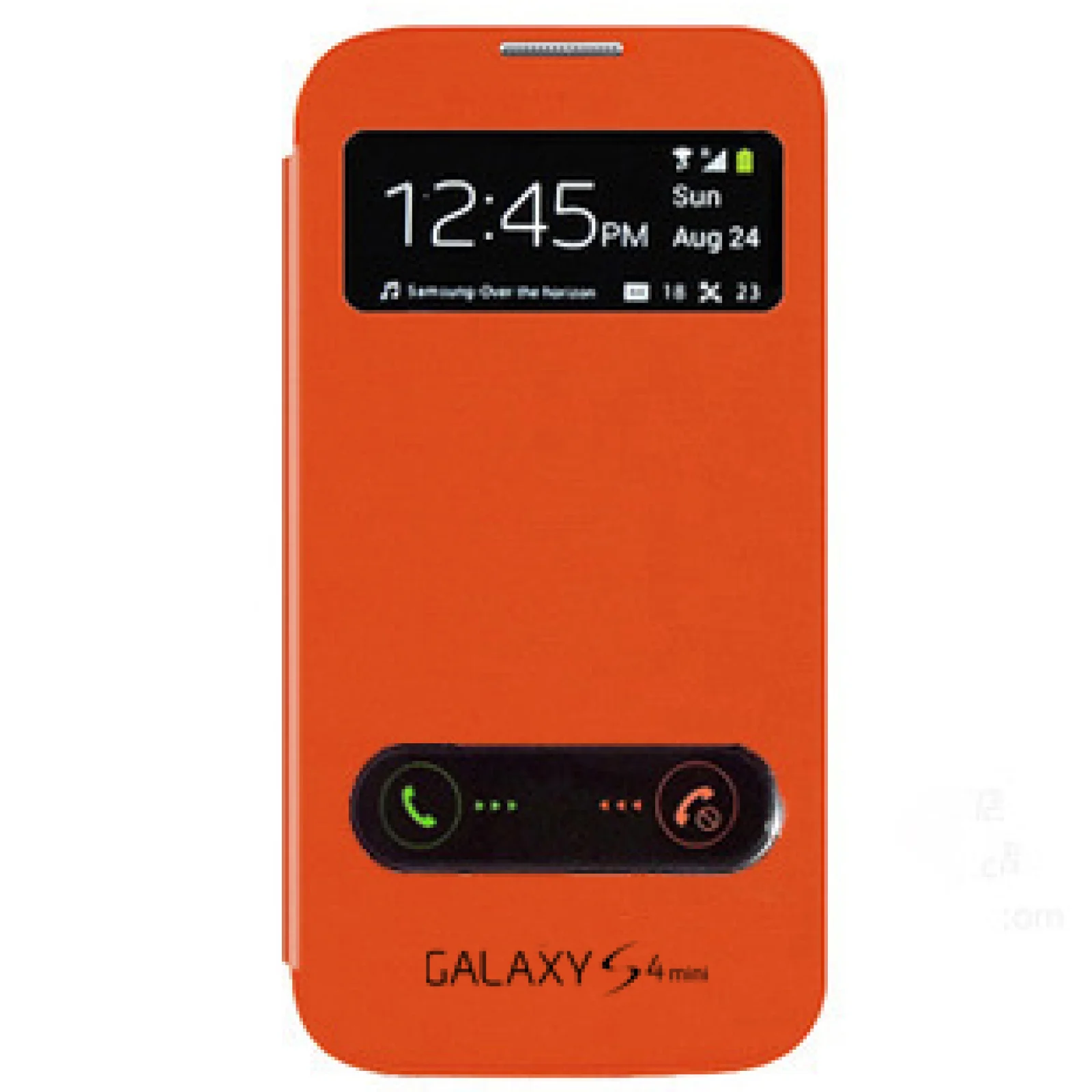 Чехол Flip Cover Orange для Samsung Galaxy S4 mini i9195/i9192