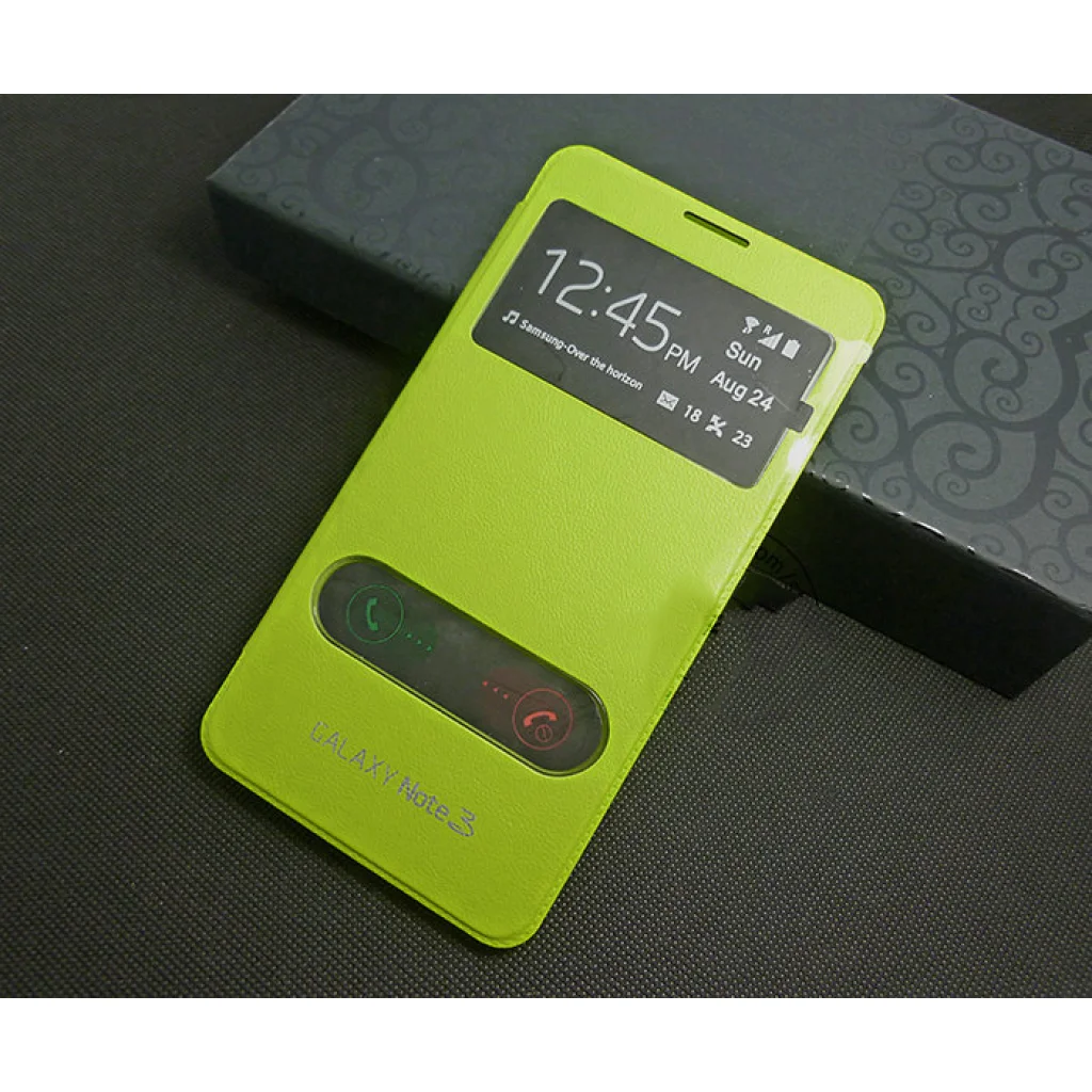 Чохол Flip Cover Green для Samsung Galaxy Note 3 N9000