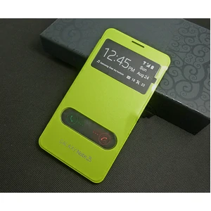 Цвет: Зеленый - Чехол Flip Cover Green для Samsung Galaxy Note 3 N9000