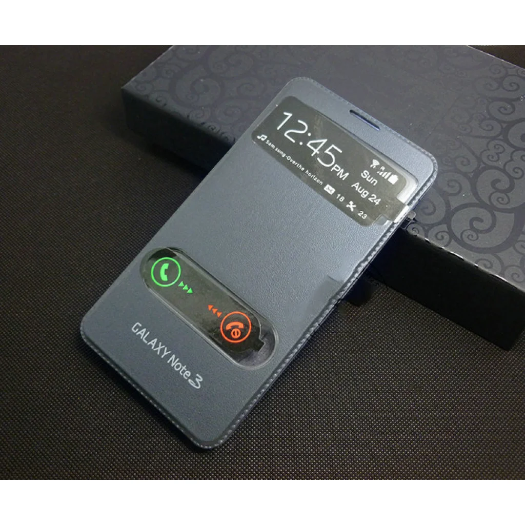 Чехол Flip Cover Gray для Samsung Galaxy Note 3 N9000