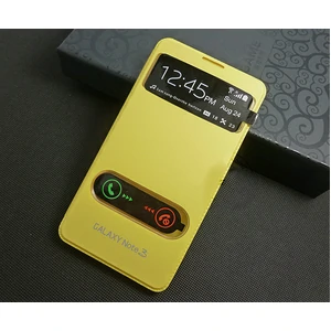 Цвет: Желтый - Чехол Flip Cover Yellow для Samsung Galaxy Note 3 N9000