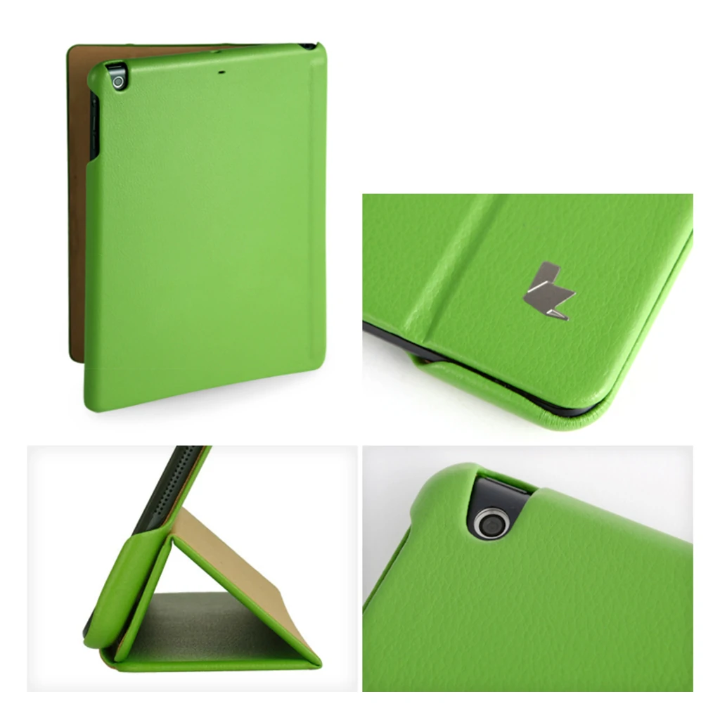 Чехол JISONCASE Executive Smart Case Green для iPad Air