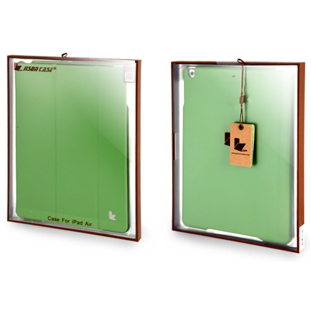 Чехол JISONCASE Executive Smart Case Green для iPad Air