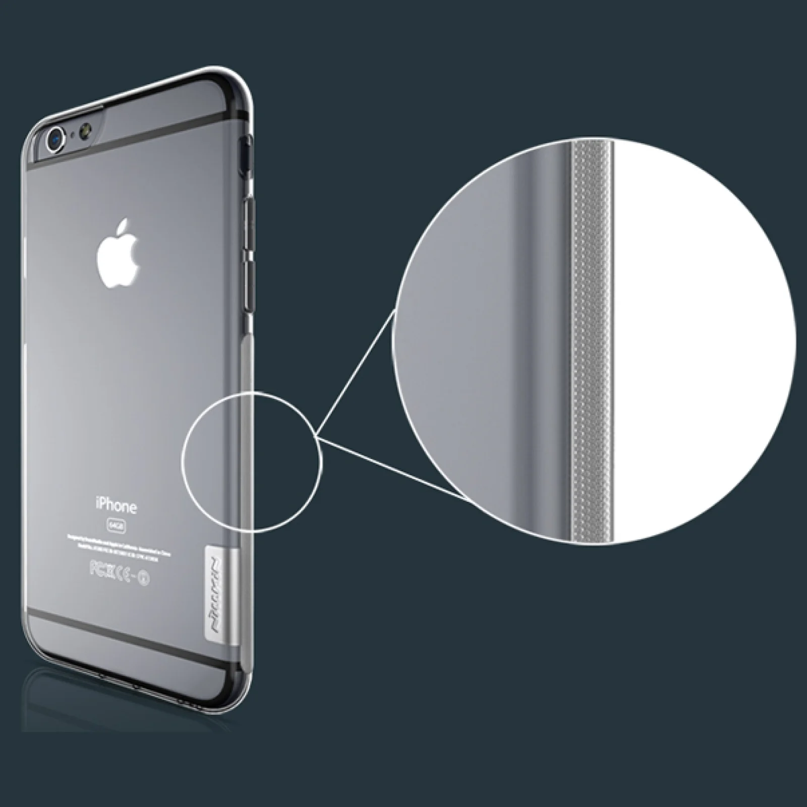 Чехол Nillkin Nature TPU Case Grey для iPhone 6 Plus/6s Plus