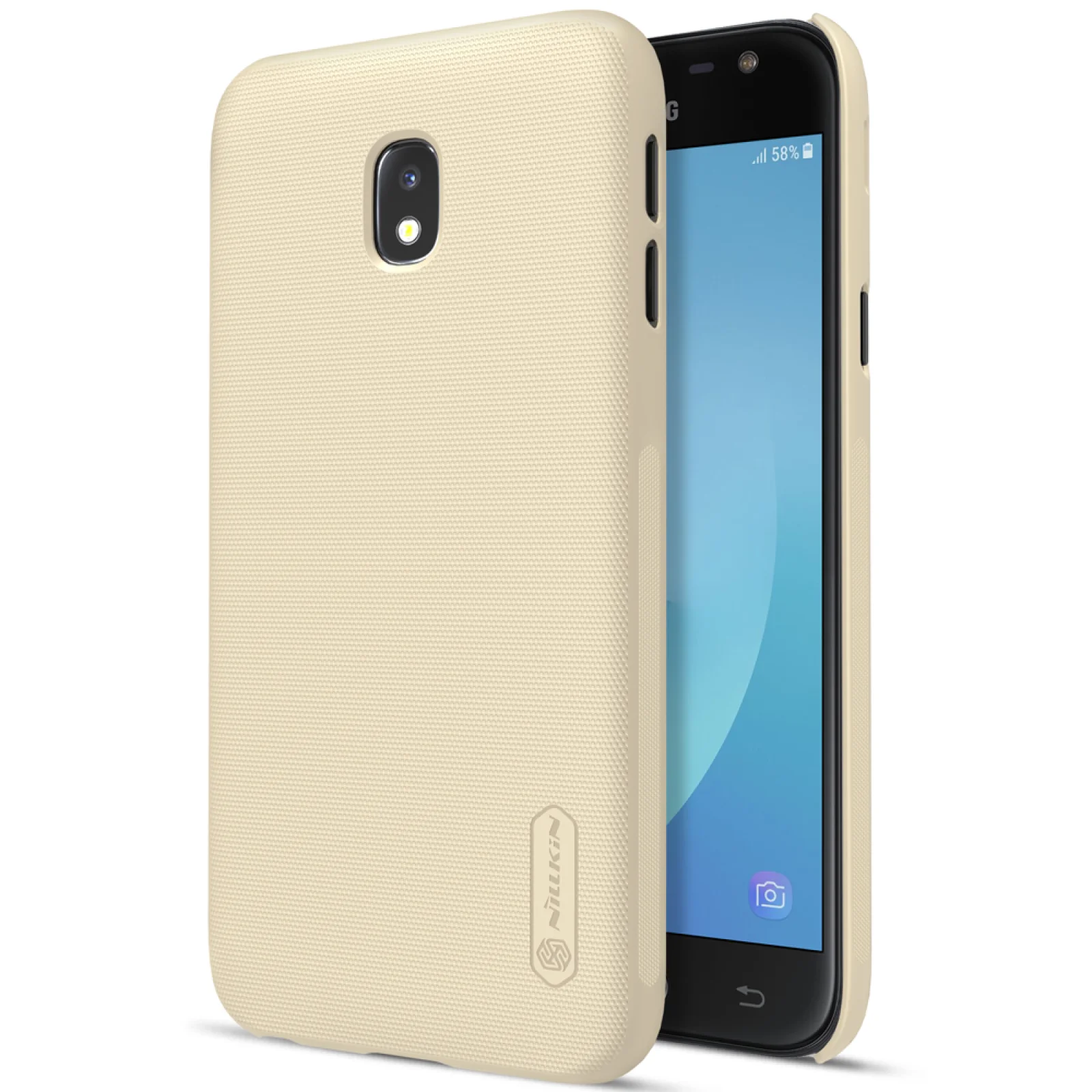 Чохол Nillkin Super Frosted Shield Gold для Samsung J330 Galaxy J3 2017