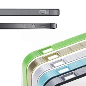 Бампер ROCK Slim Guard Series TPU+PC Bumper Green для Apple iPhone 5S/5