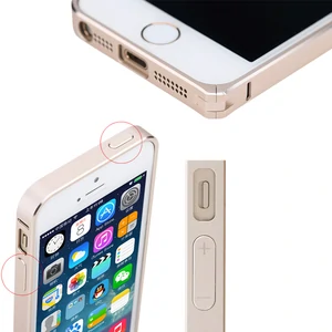 Бампер ROCK Slim Guard Series Aluminium Bumper Silver для Apple iPhone 5S/5