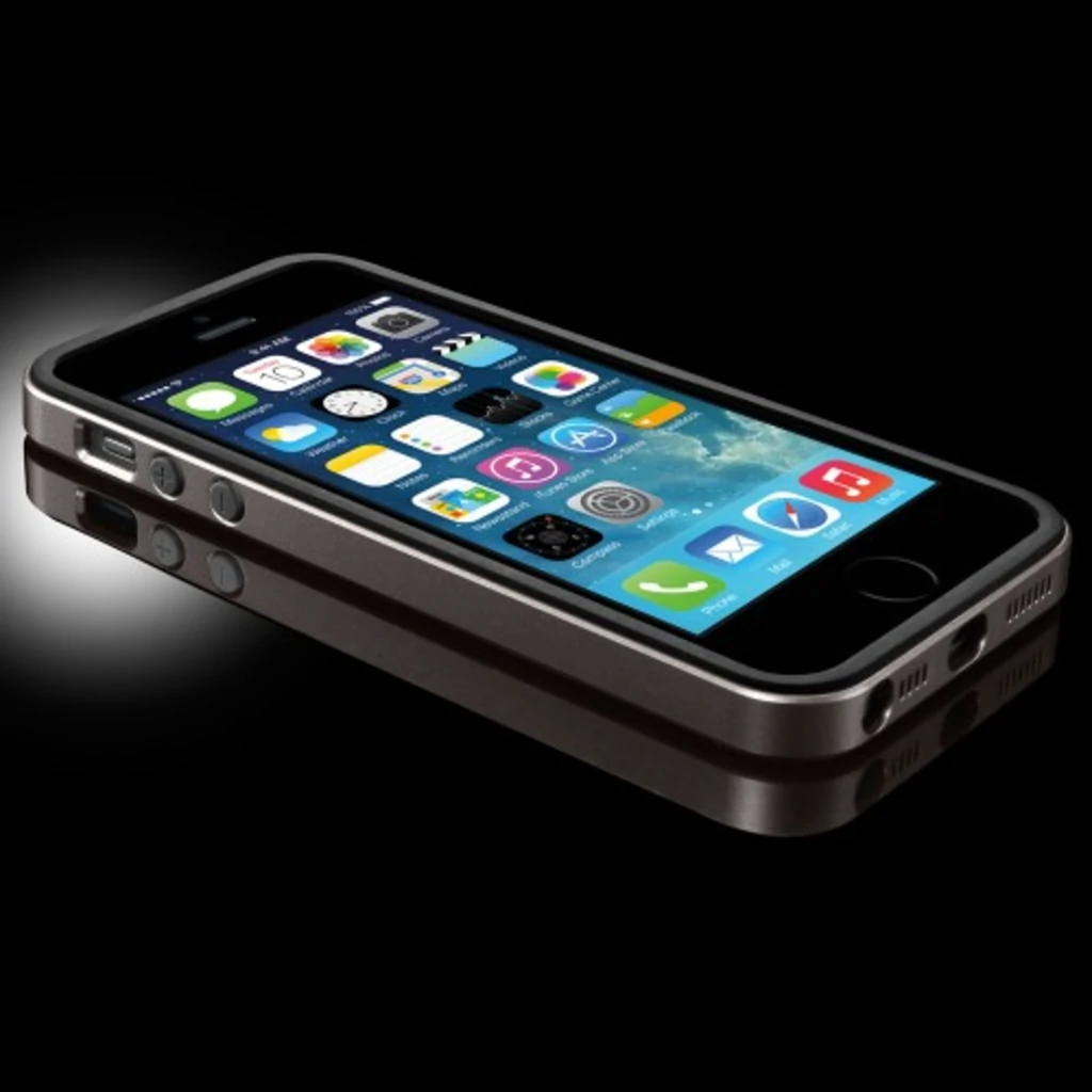 Бампер SGP Case Neo Hybrid EX Slim Metal Series Gun Metal для iPhone 5S / 5
