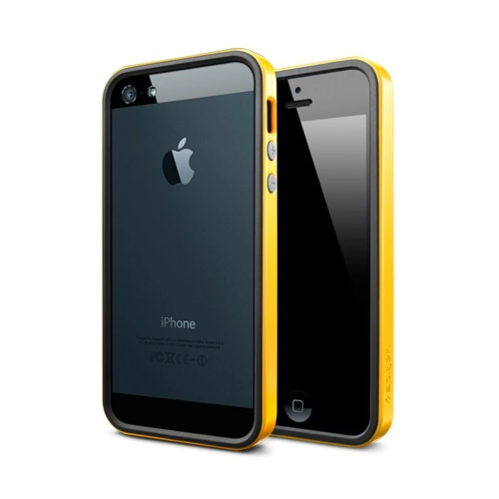 Бампер SGP Case Neo Hybrid EX Vivid Reventon Yellow для iPhone 5S / 5