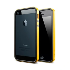 Цвет: Желтый - Бампер SGP Case Neo Hybrid EX Vivid Yellow для iPhone 5S / 5