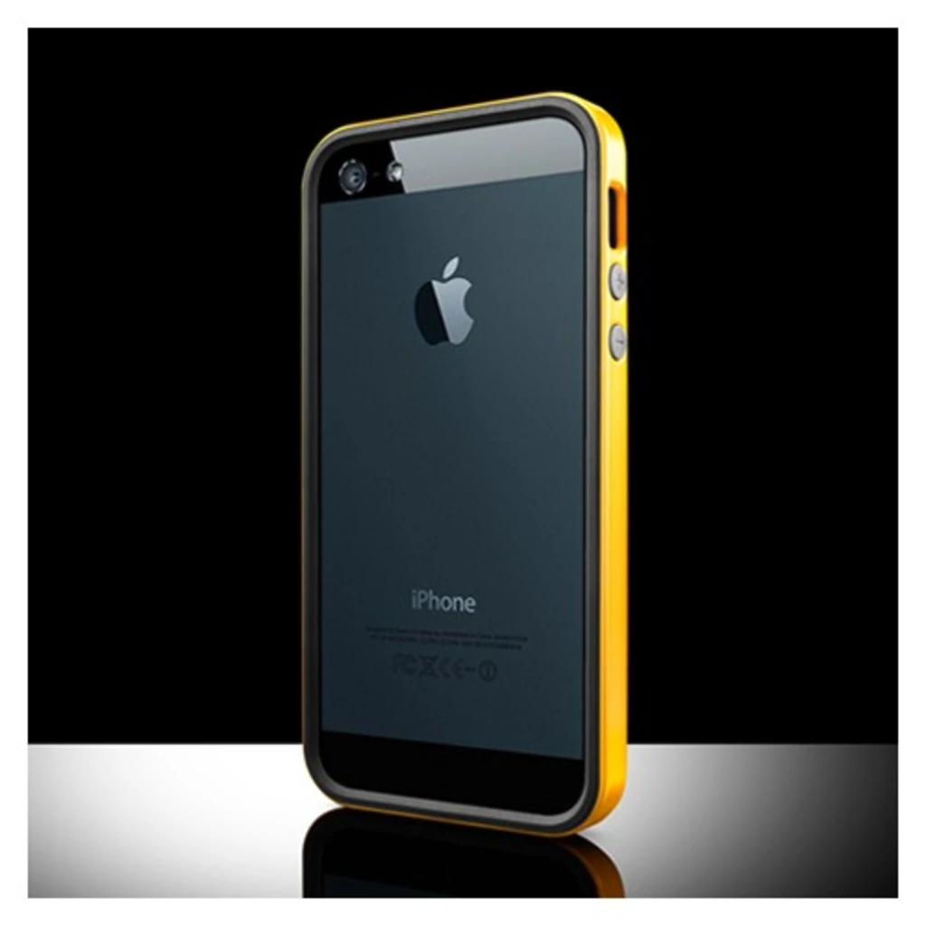 Бампер SGP Case Neo Hybrid EX Vivid Reventon Yellow для iPhone 5S / 5