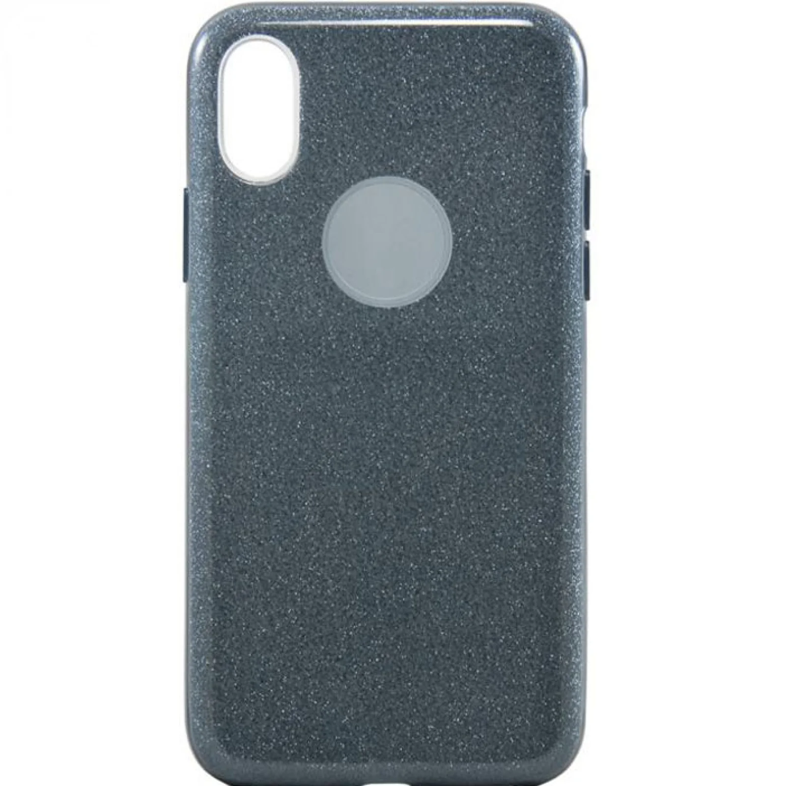 Чехол Shine Silicone Case Black для iPhone X