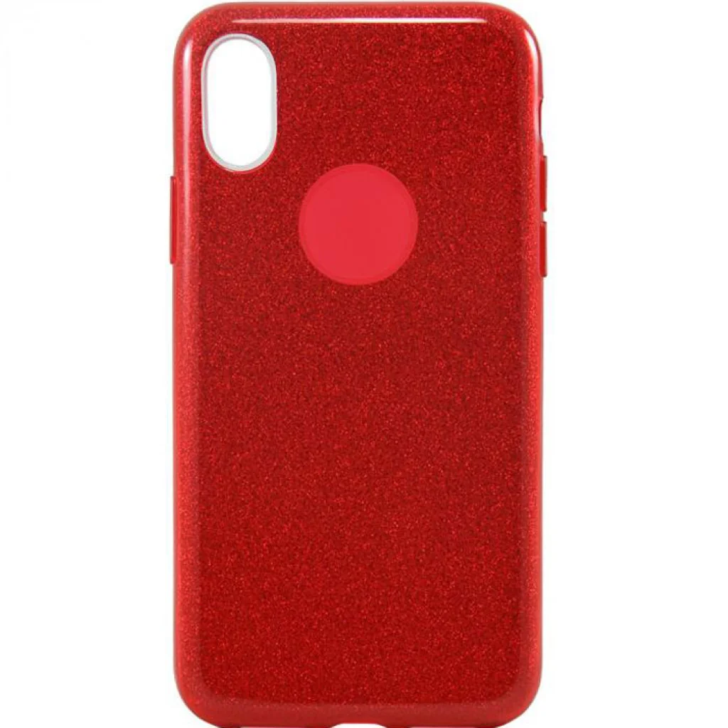 Чехол Shine Silicone Case Red для iPhone X