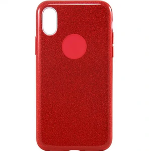 Колір: Червоний - Чохол Shine Silicone Case Red для iPhone X (знімна блискуча вкладка)