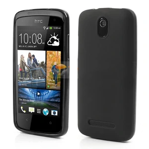 Цвет: Черный - Накладка Silicone Case HTC Desire 500, Black