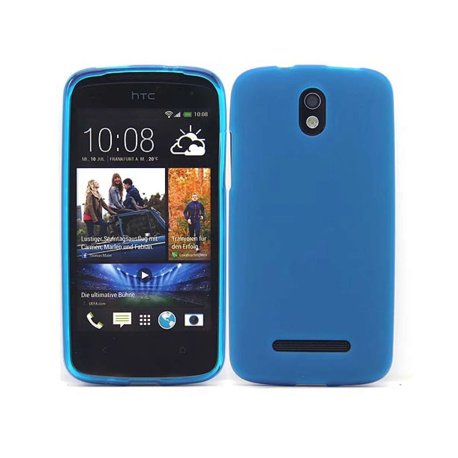 Накладка Silicone Case HTC Desire 500, Blue