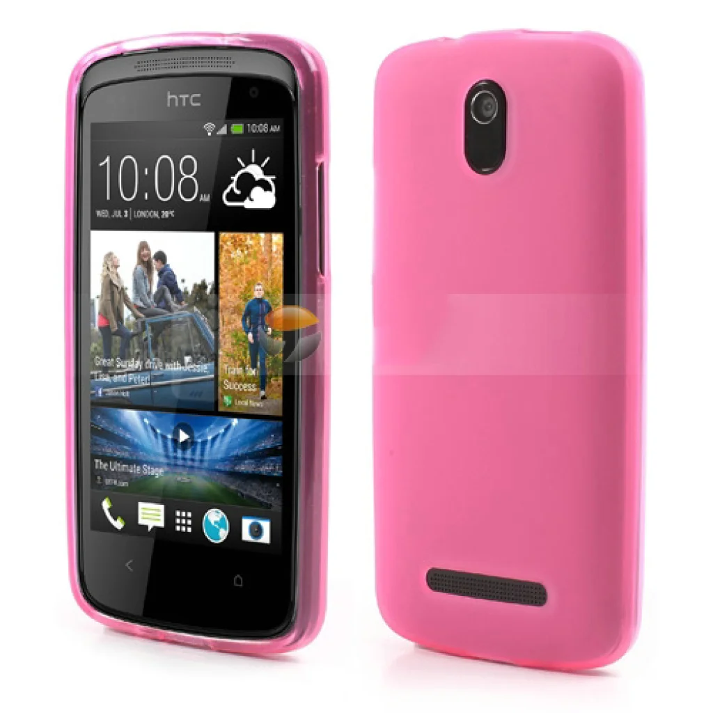 Накладка Silicone Case HTC Desire 500, Pink