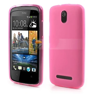 Цвет: Розовый - Накладка Silicone Case HTC Desire 500, Pink