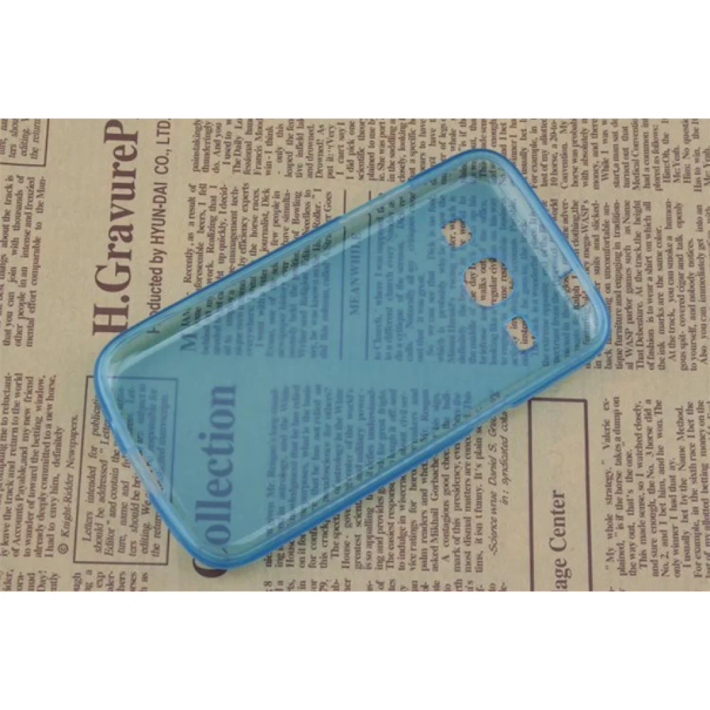 Накладка силиконовая Silicone Case для Samsung Galaxy Star Advance Duos SM-G350, Blue