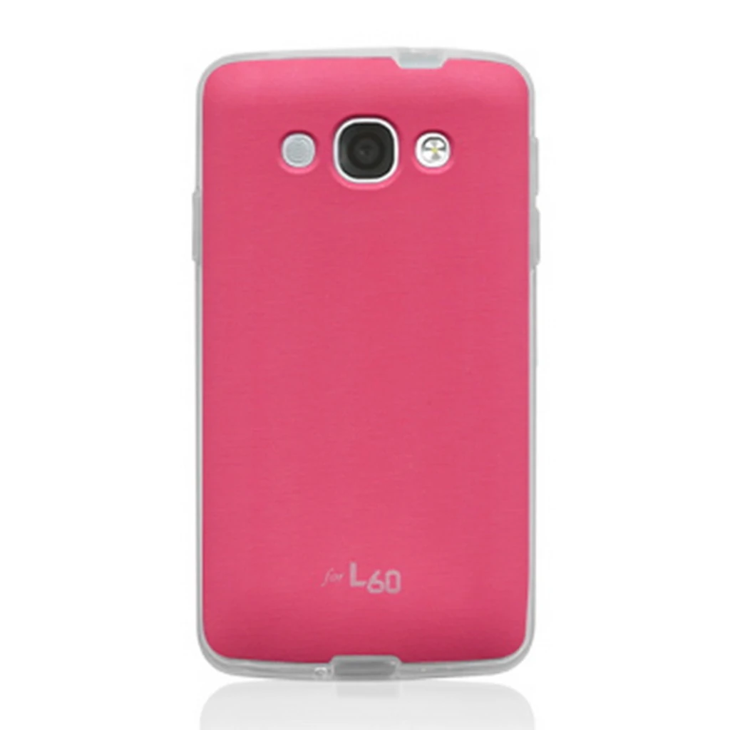 Накладка VOIA JellSkin Pink для LG Optimus L60 X135 Dual
