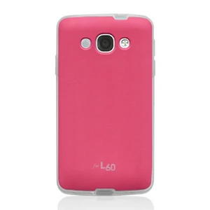 Накладка VOIA JellSkin Pink для LG Optimus L60 X135 Dual