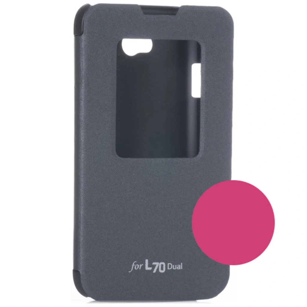 Чохол VOIA Flip Case Pink для LG Optimus L70 Dual D325