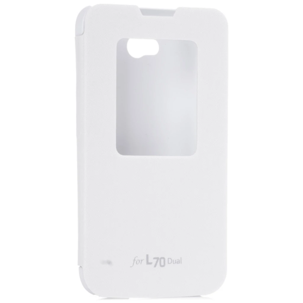 Чохол VOIA Flip Case White для LG Optimus L70 Dual D325