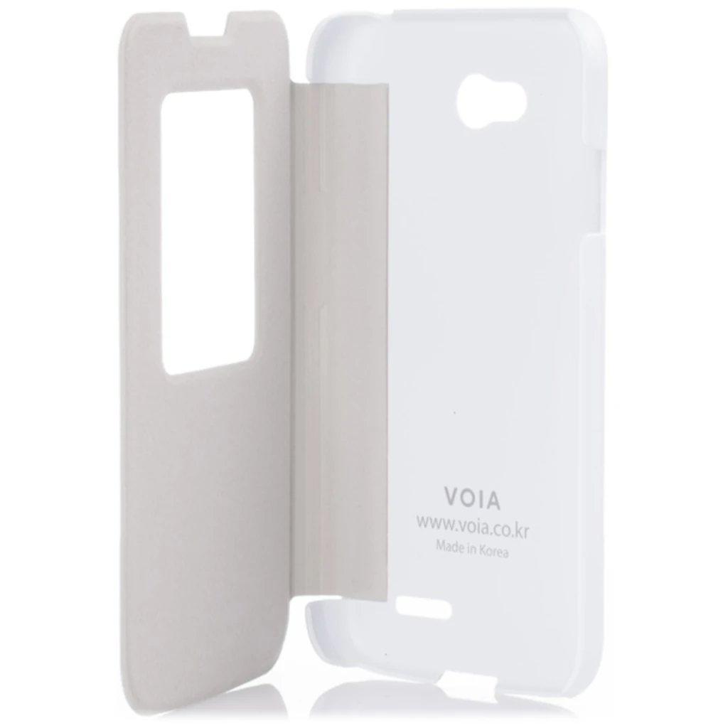 Чохол VOIA Flip Case White для LG Optimus L70 Dual D325