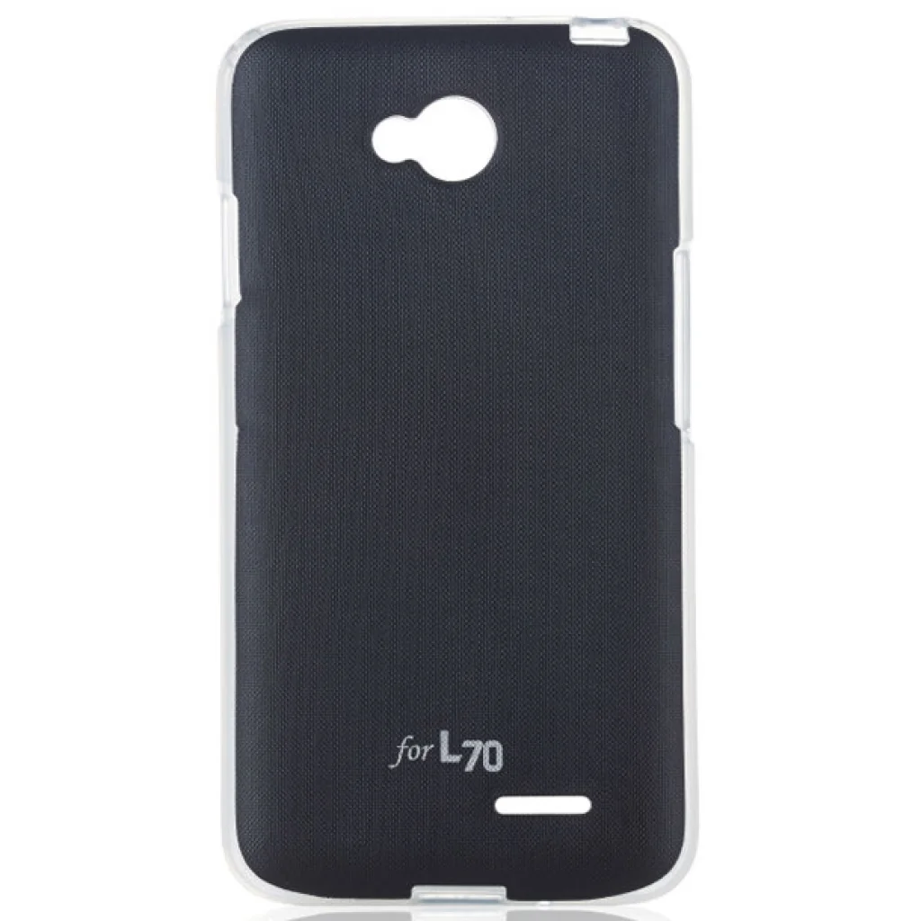 Накладка VOIA JellSkin Black для LG Optimus L70 Dual D325