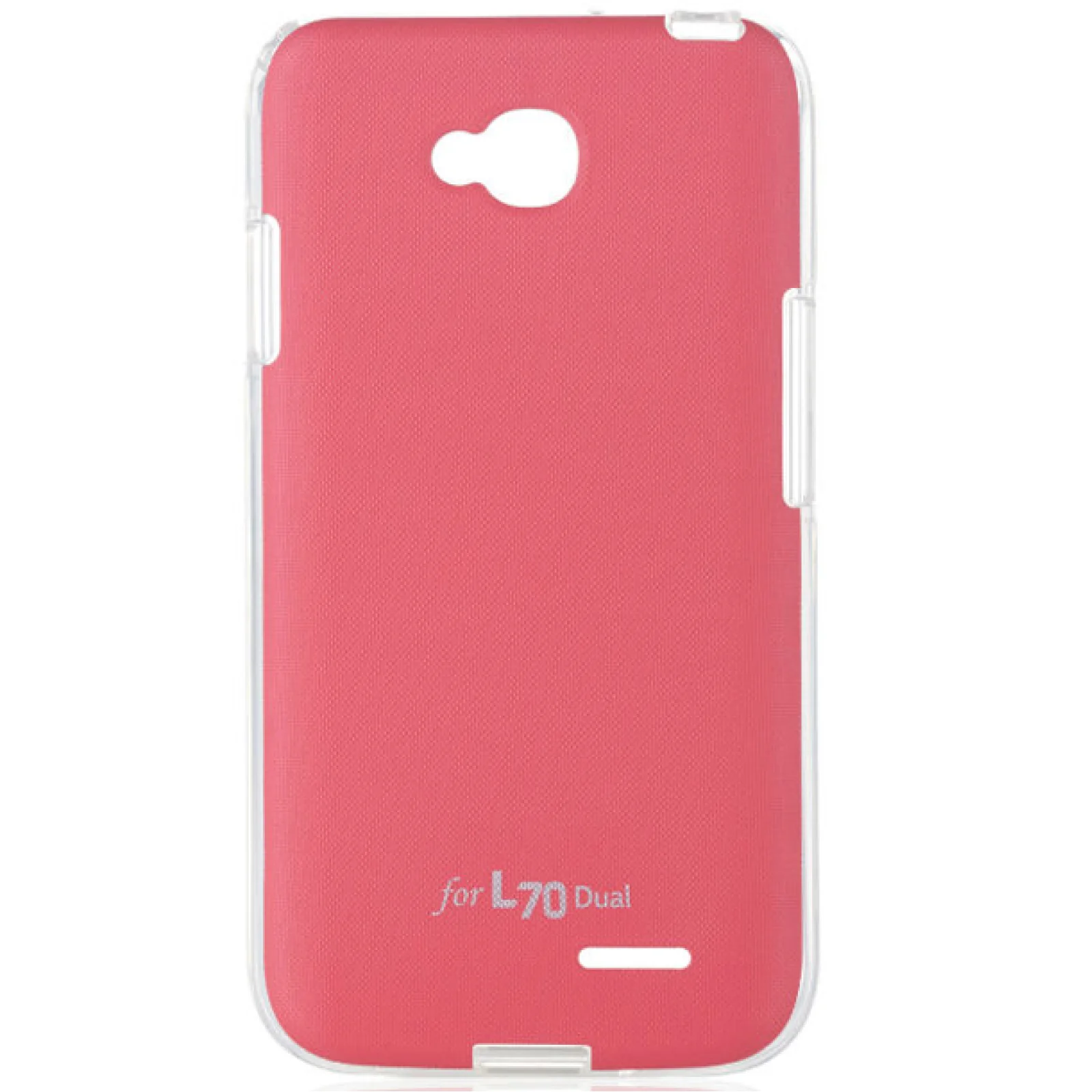 Накладка VOIA JellSkin Pink для LG Optimus L70 Dual D325
