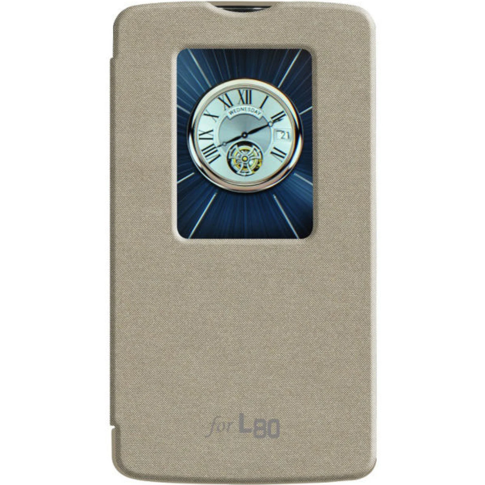 Чохол VOIA Flip Case Gold для LG Optimus L80 Dual D380