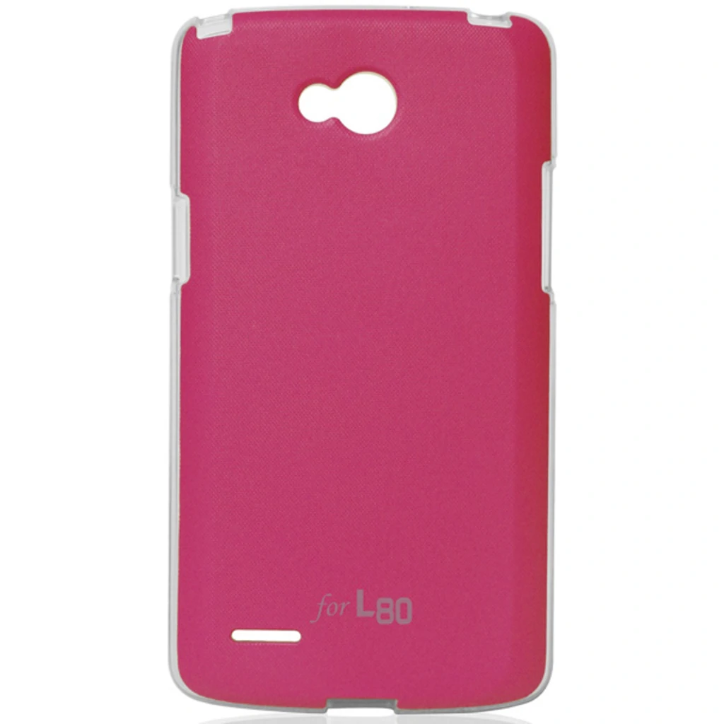 Накладка VOIA JellSkin Pink для LG Optimus L80 Dual D380