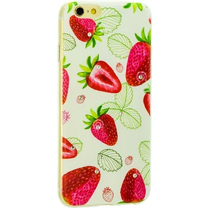 Чехол Diamond Silicon Cocktail Series Strawberry для iPhone 5, iPhone 5s