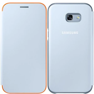 Цвет: Голубой - Чехол Samsung Neon Flip Cover Blue для Samsung A520 Galaxy A5 2017 (EF-FA520PLEGRU)