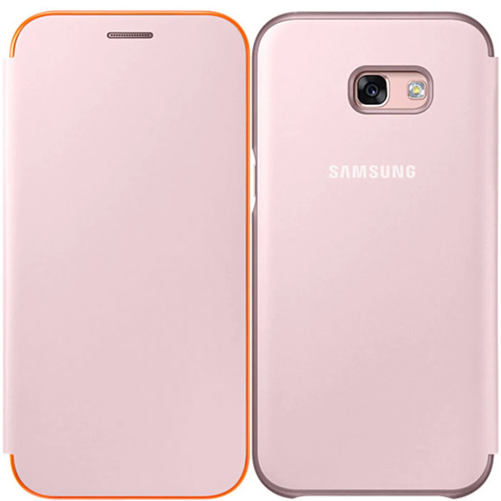 Чехол Samsung Neon Flip Cover Pink для Samsung A520 Galaxy A5 2017 (EF-FA520PPEGRU)