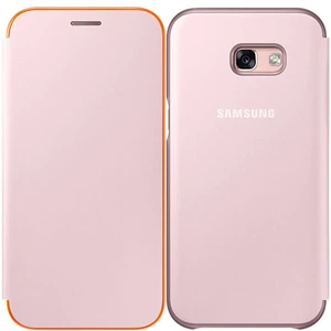 Цвет: Розовый - Чехол Samsung Neon Flip Cover Pink для Samsung A520 Galaxy A5 2017 (EF-FA520PPEGRU)