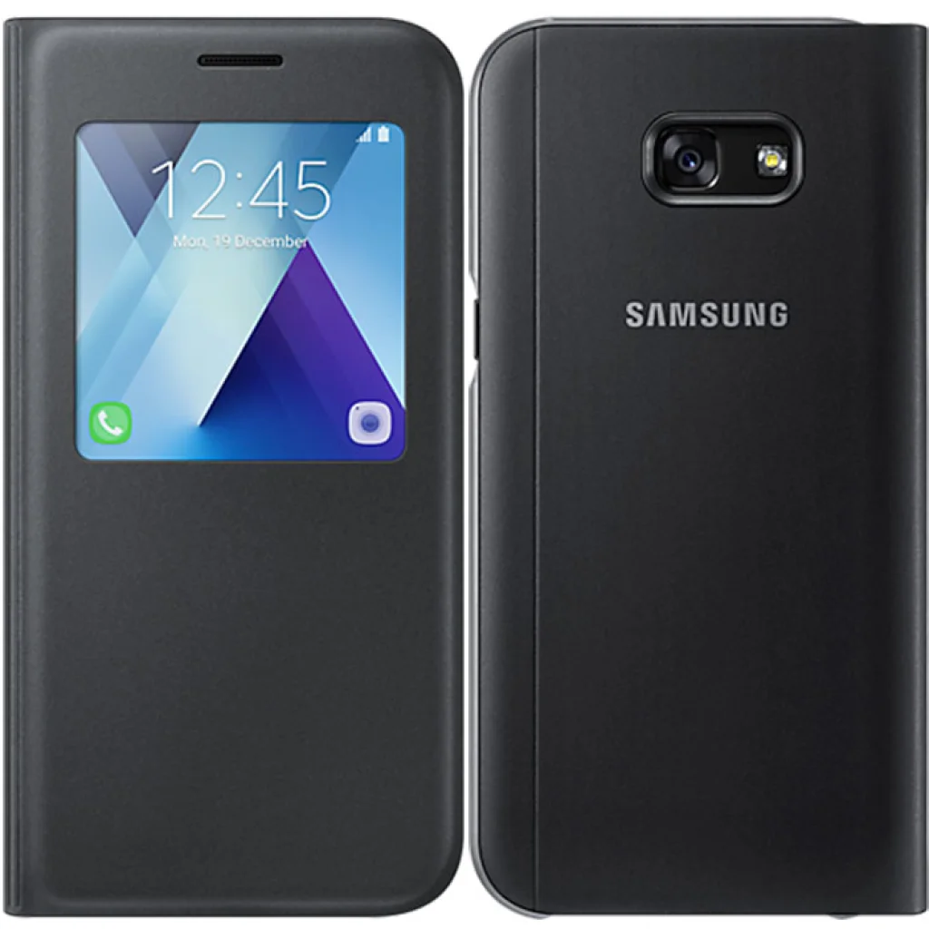 Чехол Samsung S View Standing Cover Black для Samsung A520 Galaxy A5 2017 (EF-CA520PBEGRU)