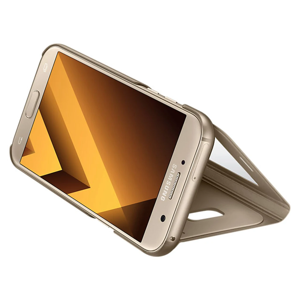 Чехол Samsung S View Standing Cover Gold для Samsung A520 Galaxy A5 2017 (EF-CA520PFEGRU)