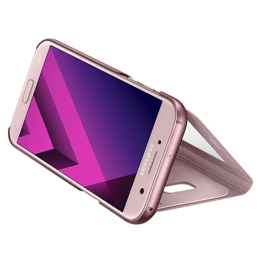 Чехол Samsung S View Standing Cover Pink для Samsung A520 Galaxy A5 2017 (EF-CA520PPEGRU)