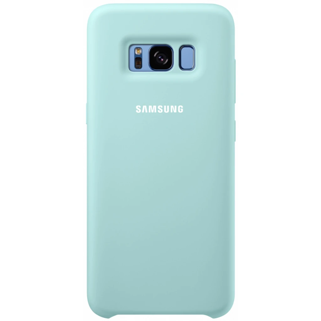 Чехол Samsung Silicone Cover Blue для Samsung G955 Galaxy S8+ (EF-PG955TLEGRU)