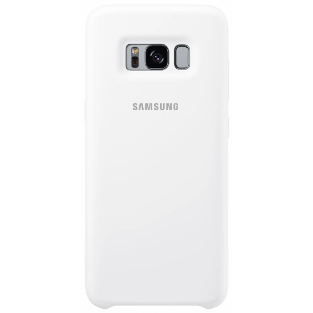 Чехол Samsung Silicone Cover White для Samsung G955 Galaxy S8+ (EF-PG955TWEGRU)