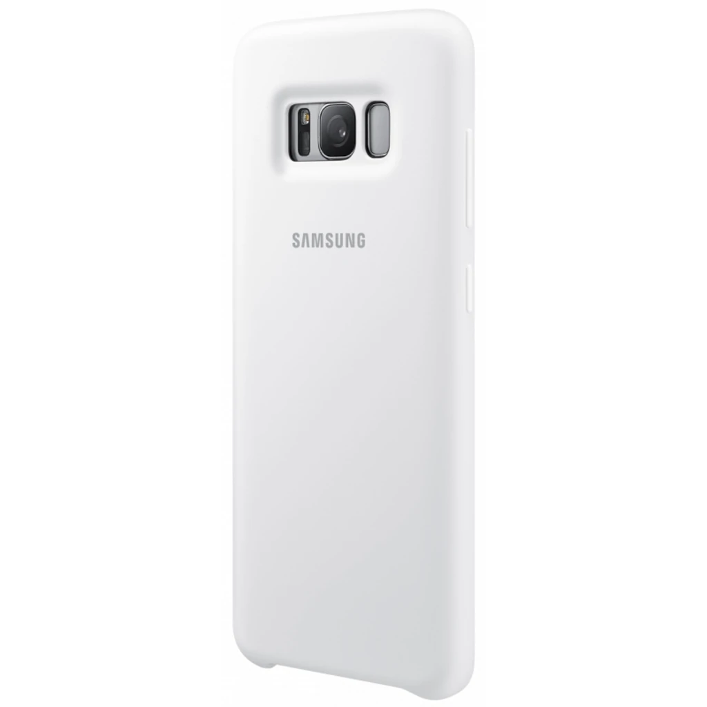 Чехол Samsung Silicone Cover White для Samsung G955 Galaxy S8+ (EF-PG955TWEGRU)