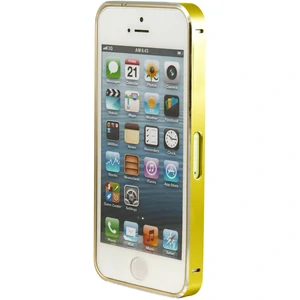 Цвет: Золотой - Чехол Bumper Metalic Slim Gold для iPhone 5, iPhone 5s, iPhone SE