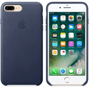 Колір: Синій - Чохол Apple iPhone 7 Plus Leather Case Midnight Blue MMYG2