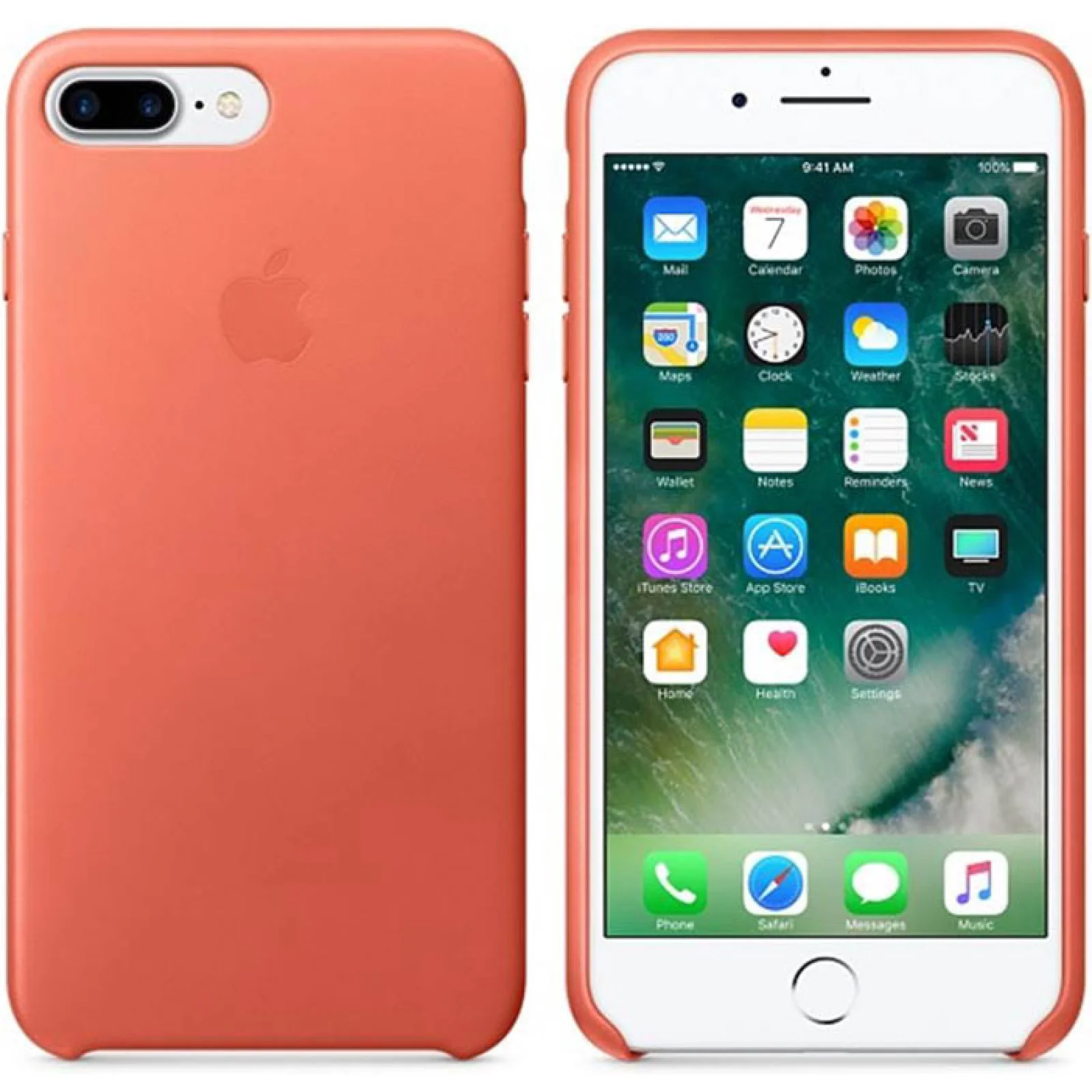 Чохол Apple iPhone 7 Plus Leather Case Geranium (MQ5H2)